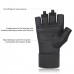 Men's Padded Genuine Leather WeightLifting Gloves with 18" Wrist Support Perfect for CrossTraining and Fitness Workout GG-082